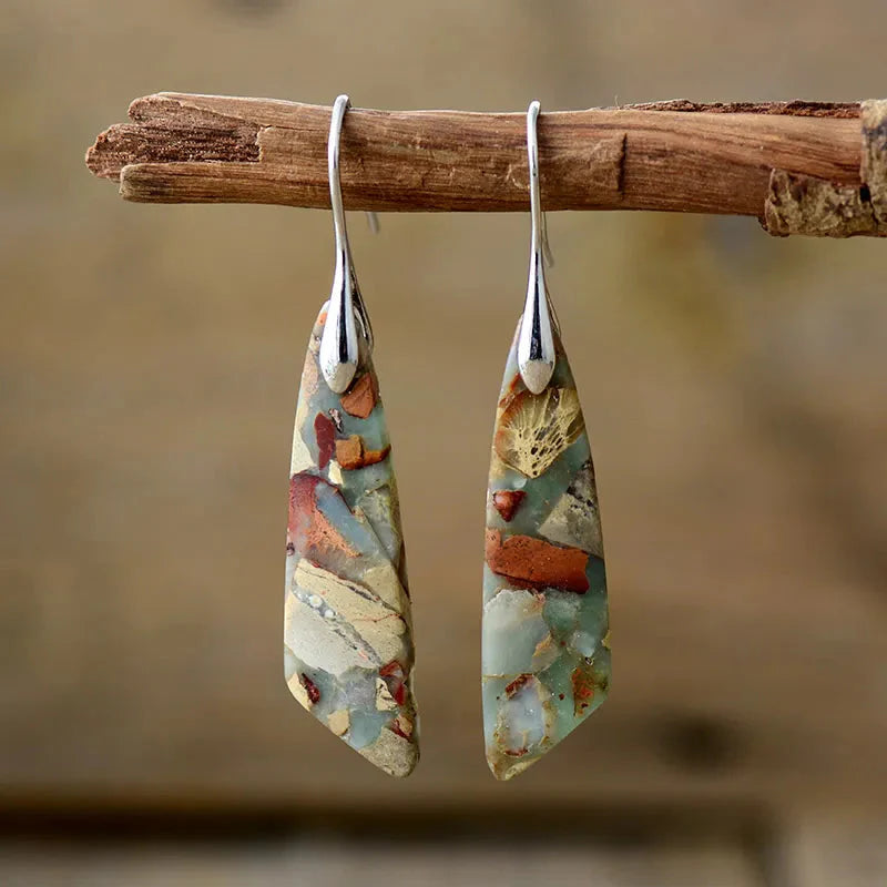 Layla - Vintage Stone Earrings