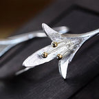 Blossom - Silver Flower Earrings