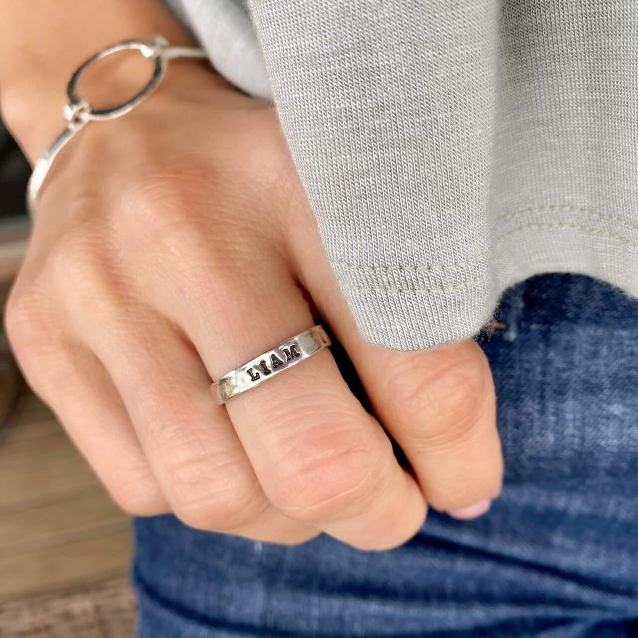 Personalized Stack Ring