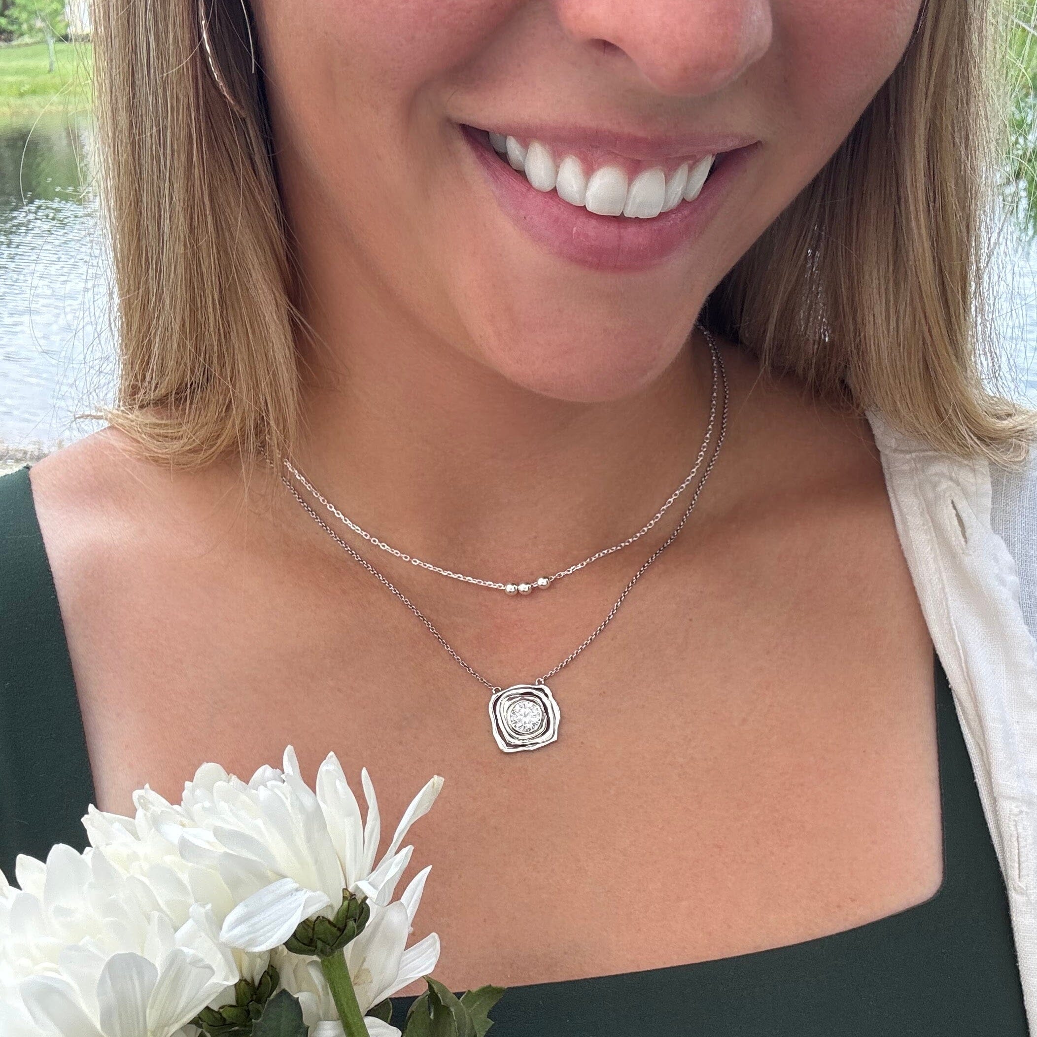 Piccadilly Square Necklace