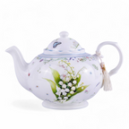 Lily of the Valley Fine China Teapot