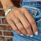 Plain Silver Stack Ring