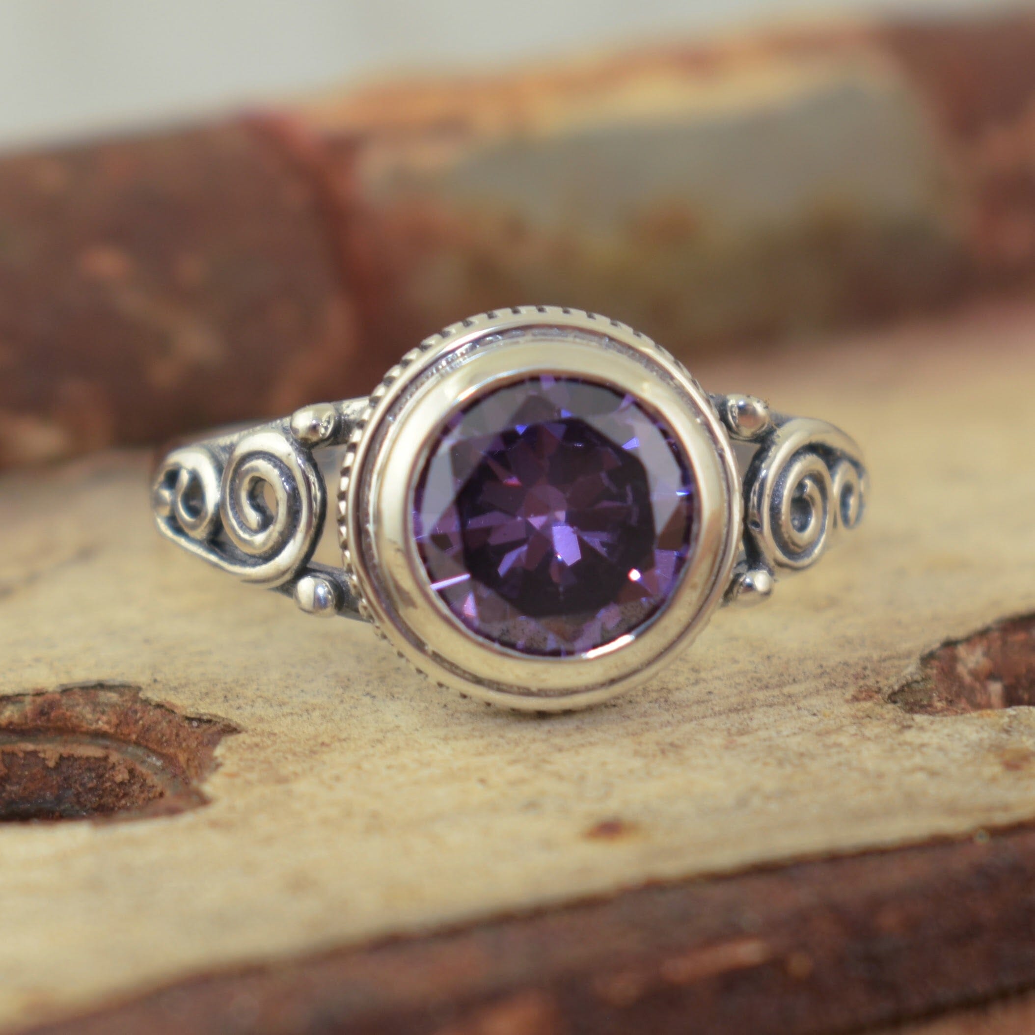 Plum Fancy Ring