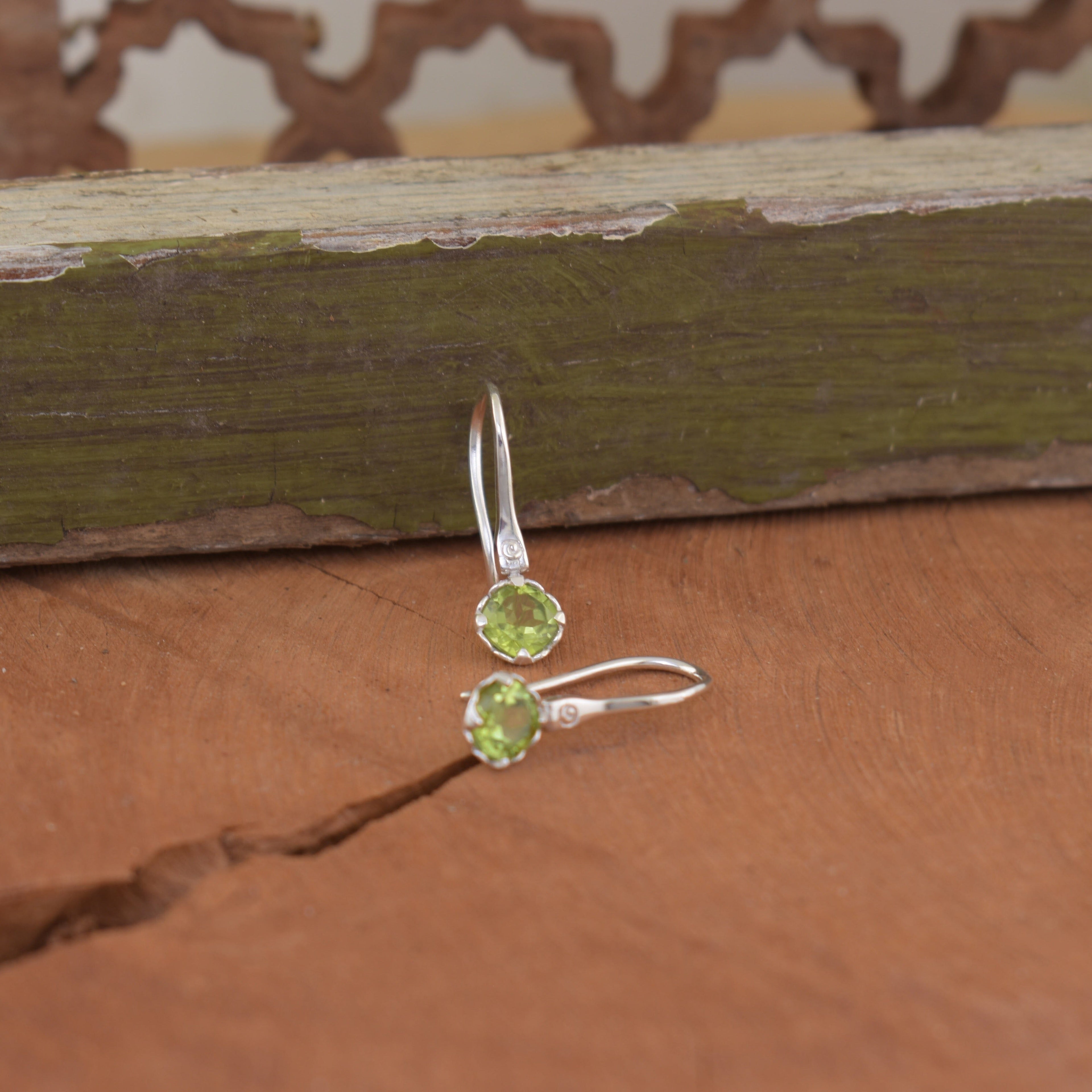 Pop of Peridot Earrings