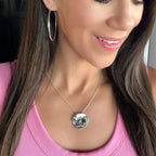 Poppy Necklace - August Flower of the Month