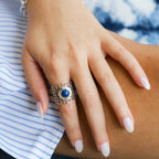 Lapis Basket Ring - Size 5