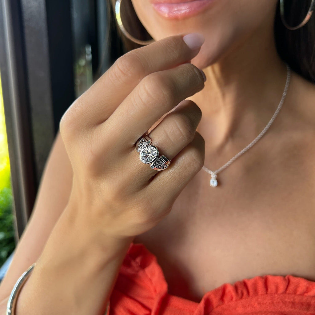Radiant Filigree Ring