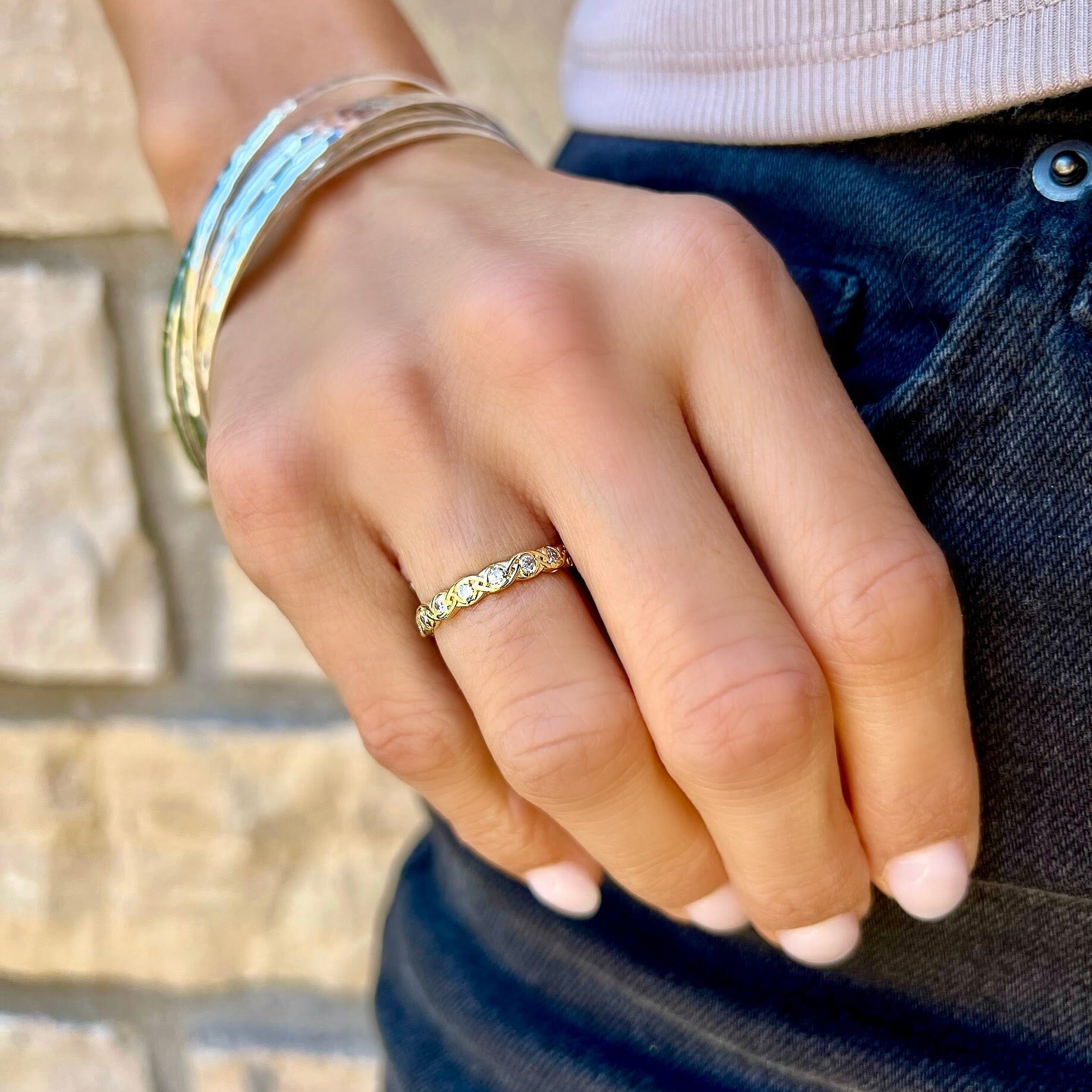 Riley Eternity Ring - In Gold