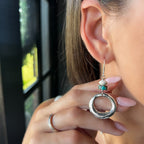 River-Stone Earrings