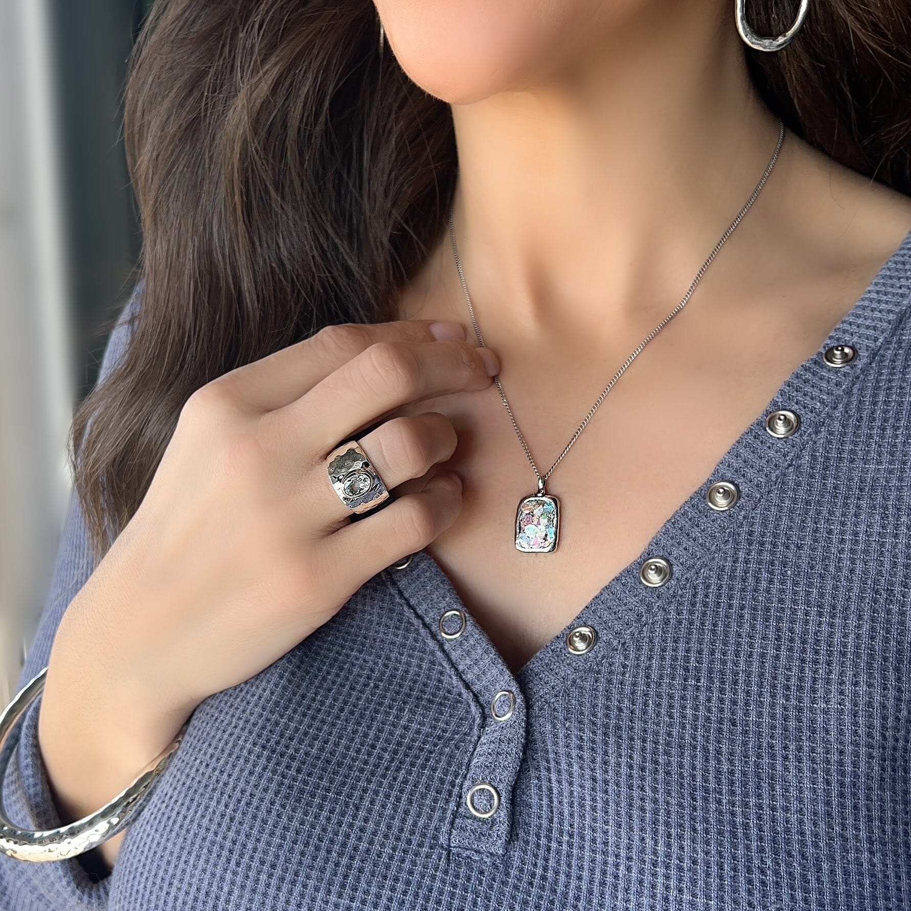 Roman Glass Necklace