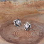 Round the Square Earrings