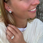 Round the Square Earrings