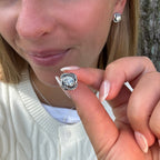 Round the Square Earrings