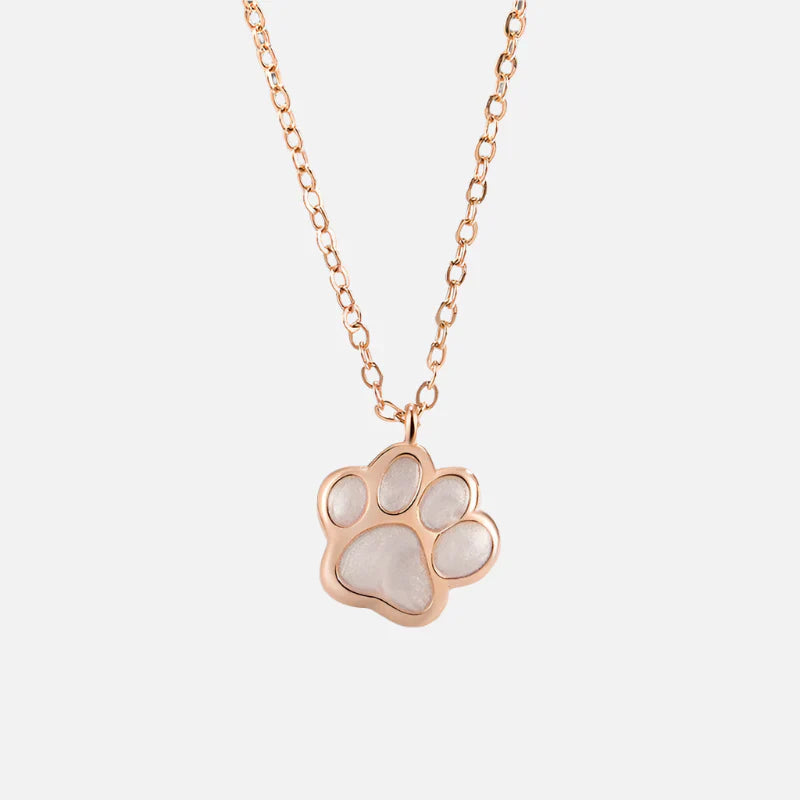 Necklace with Paw Charm