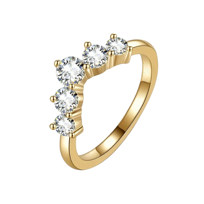 Women's Rings Moissanite Lab Diamond 925 Sterling Silver D Color VVS1 Clarity Proposal Engagement Jewelry Birthday Gift Literary