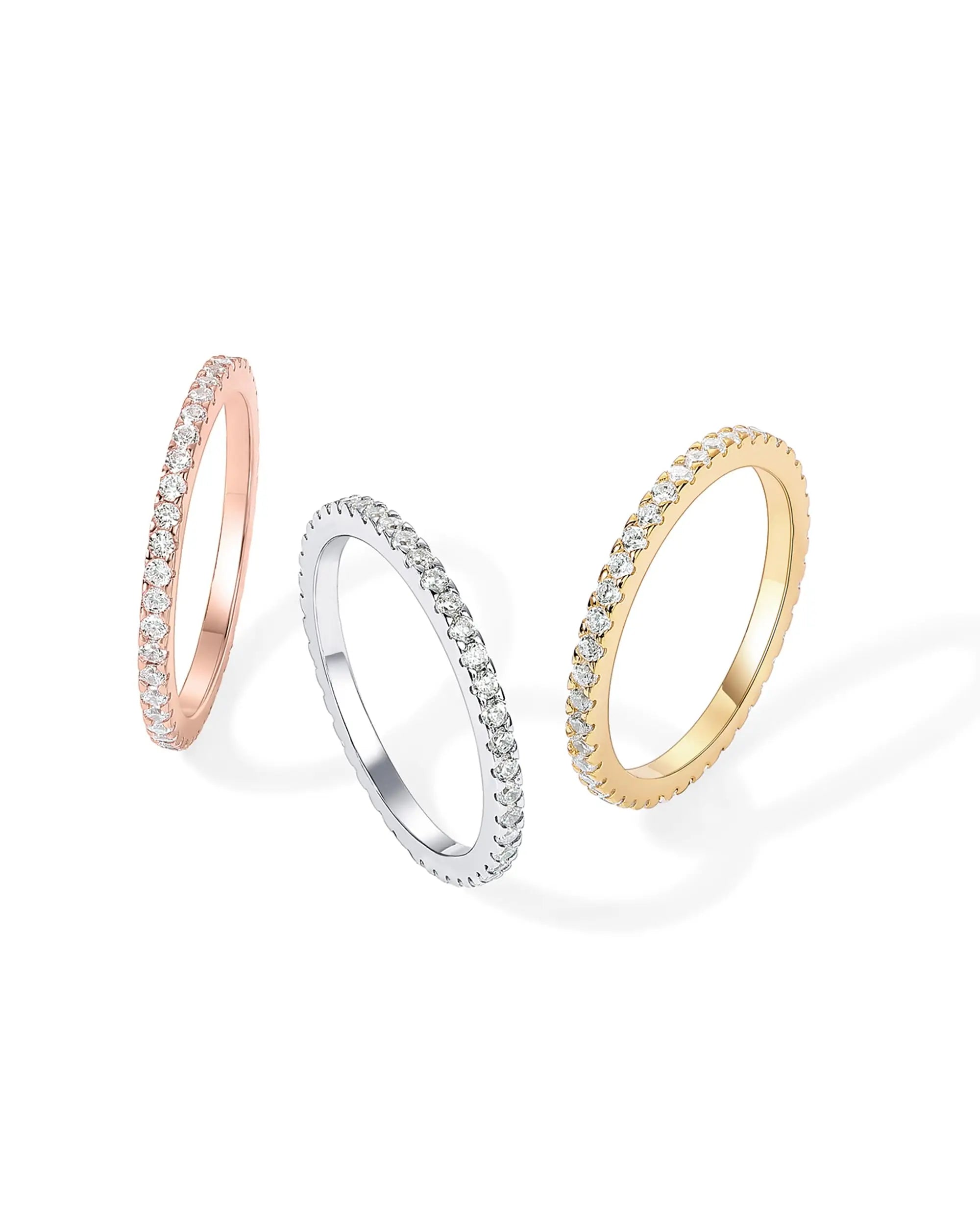 Women Luxury Cubic Zirconia Rings Lady Exquisite 14K Gold Plated Ring Fashion S925 Sterling Silver Jewelry for Gift