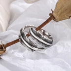 Feather From An Angel - Adjustable Memorial Ring
