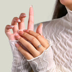 D Color Oval Cut Three Stone Moissanite Rings Solid 925 Sliver 18K Plated Jewelry for Women Engagement Ring Wedding