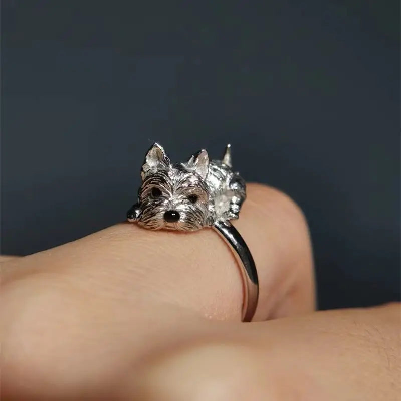 Retro-Style Adjustable Dog Ring