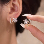 Blossom - Gold Floral Earrings