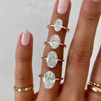 Au585 Pear Cut Moissanite Ring 3CT D VVS1 for Women 100% 14K Gold Egg Shaped Diamond for Wedding Band Classic Jewelry