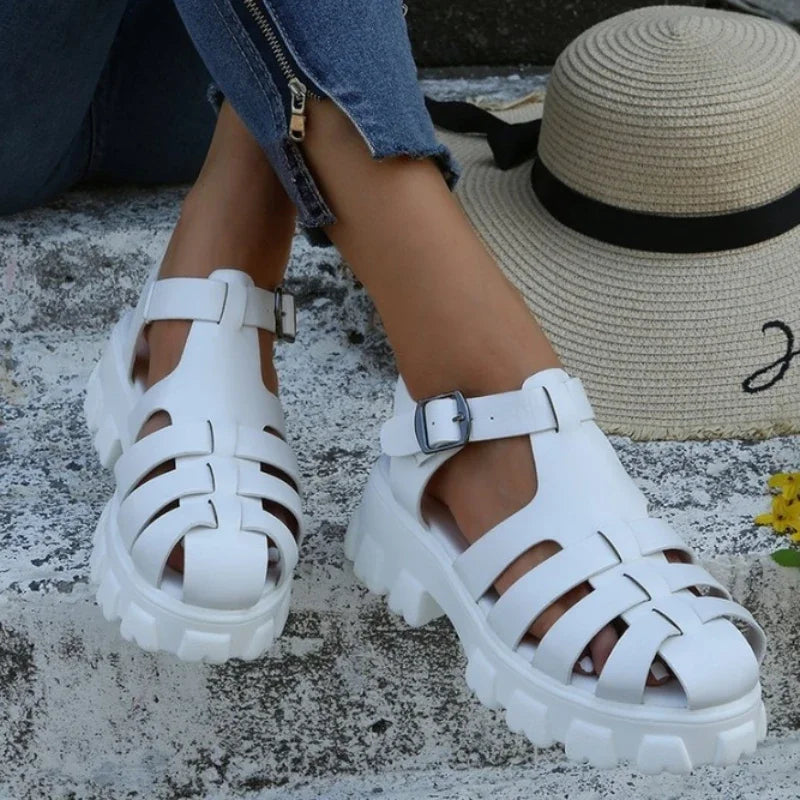 Casual orthopedic tailored summer footwear