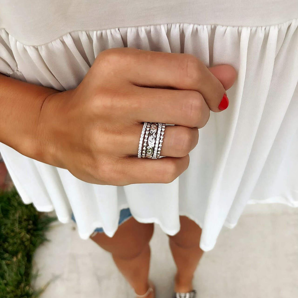 Scroll'n Bliss Rings (Set of 5)