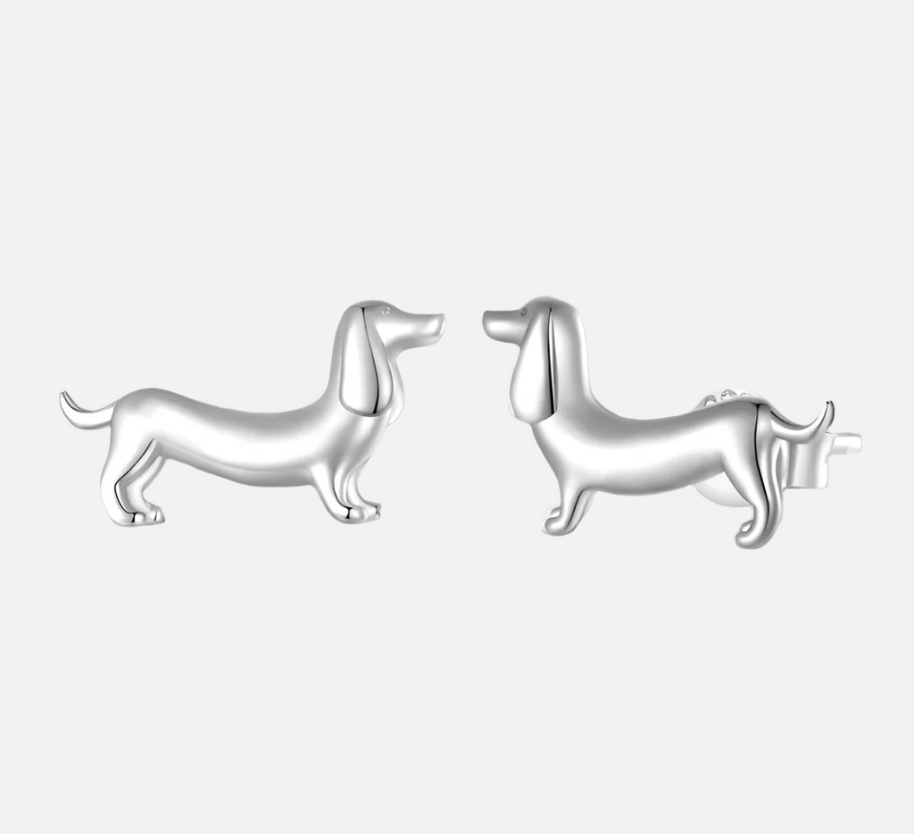 Dachshund Love Memorial Earring