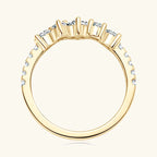 4mm&3mm&1.6mm D Color All Moissanite Ring S925 Silver for Women Lab Diamond Engagement Wedding Rings Promise Band Jewelry