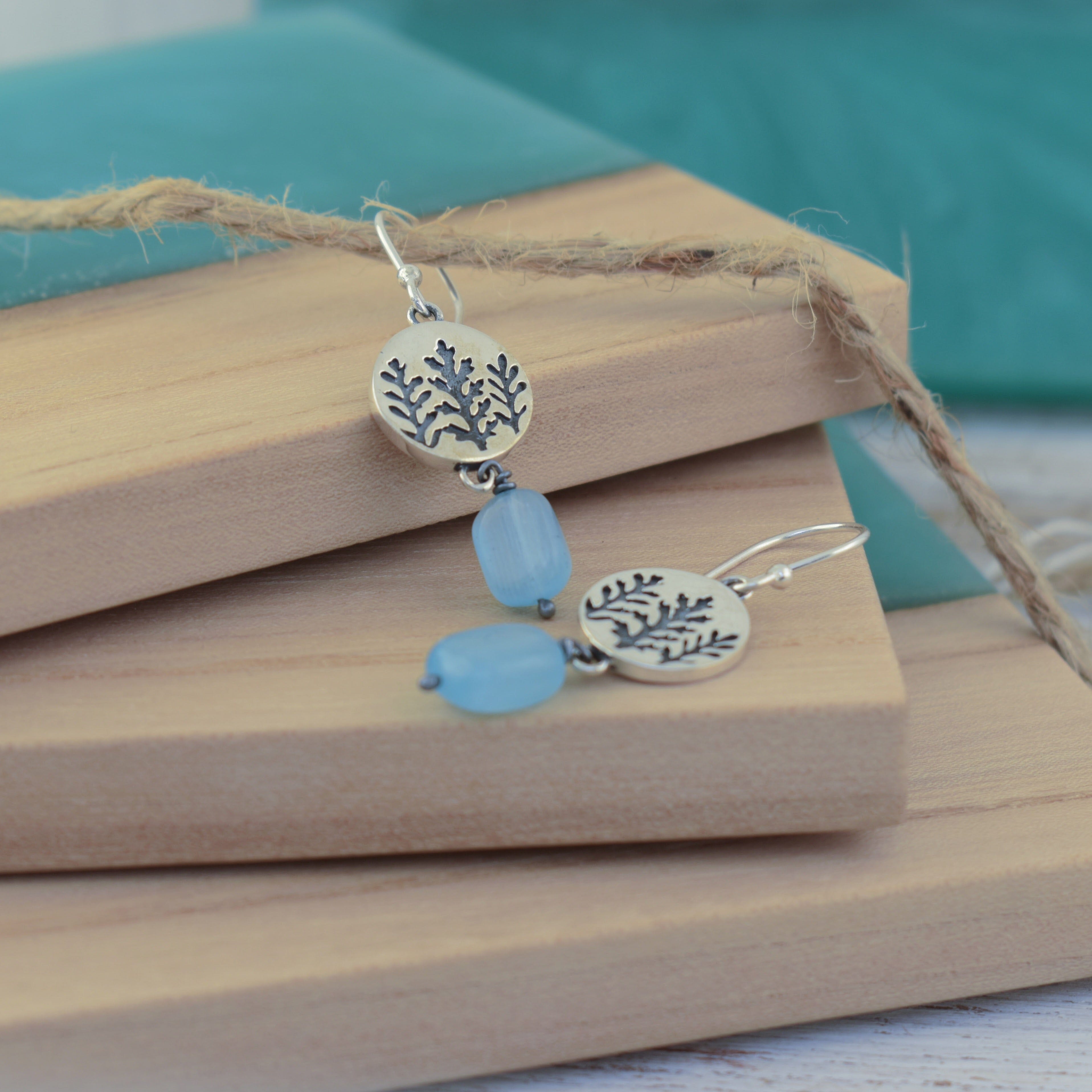 Sea Fern Earrings