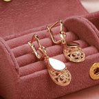 Merle Drop Gold Earrings