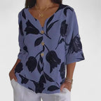 Isabel | Elegant Floral Print Blouse