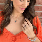 Six Stone Stack Ring