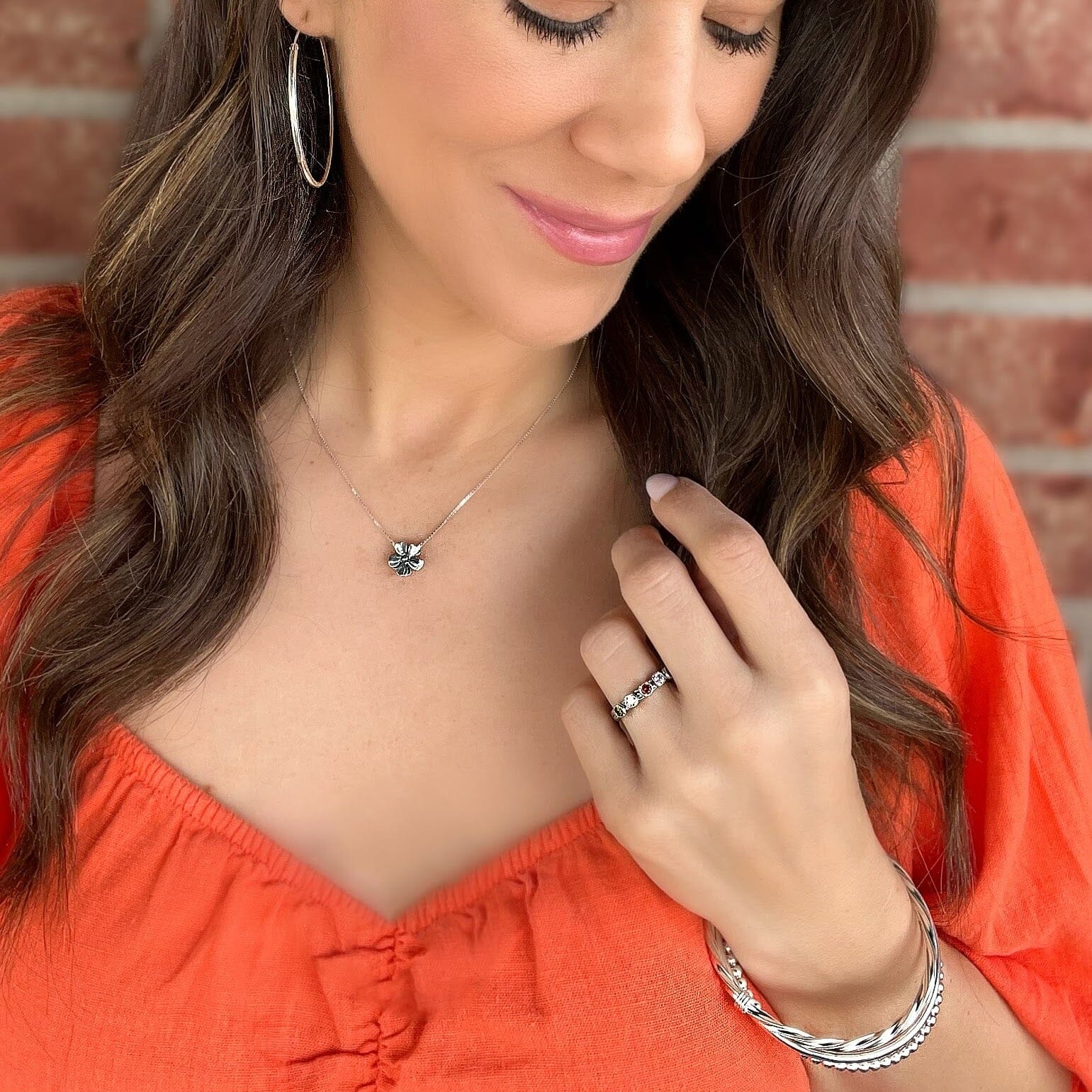 Six Stone Stack Ring