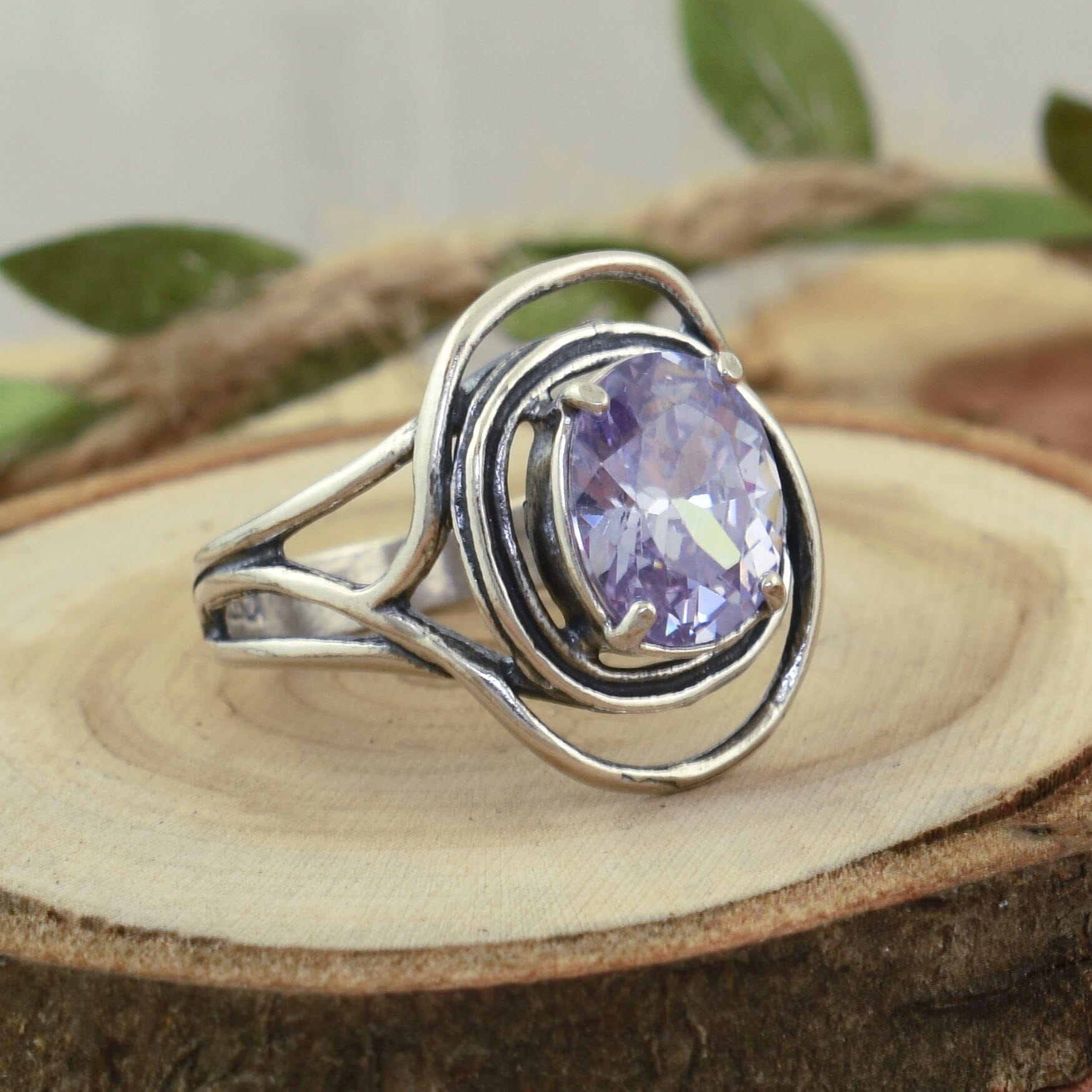 Sparkling Lavender Ring