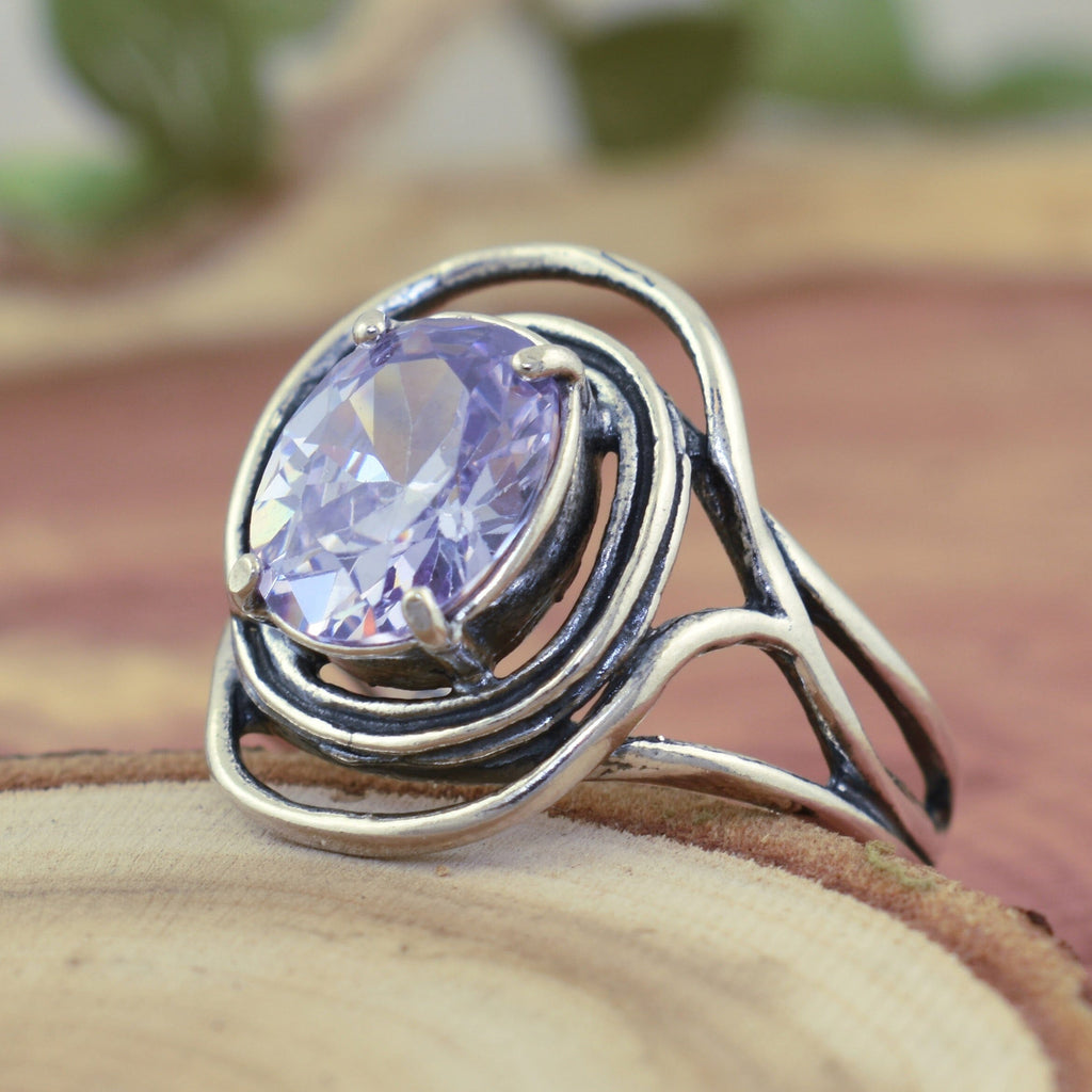 Sparkling Lavender Ring