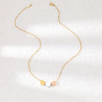 Triple Heart Necklace in Gold