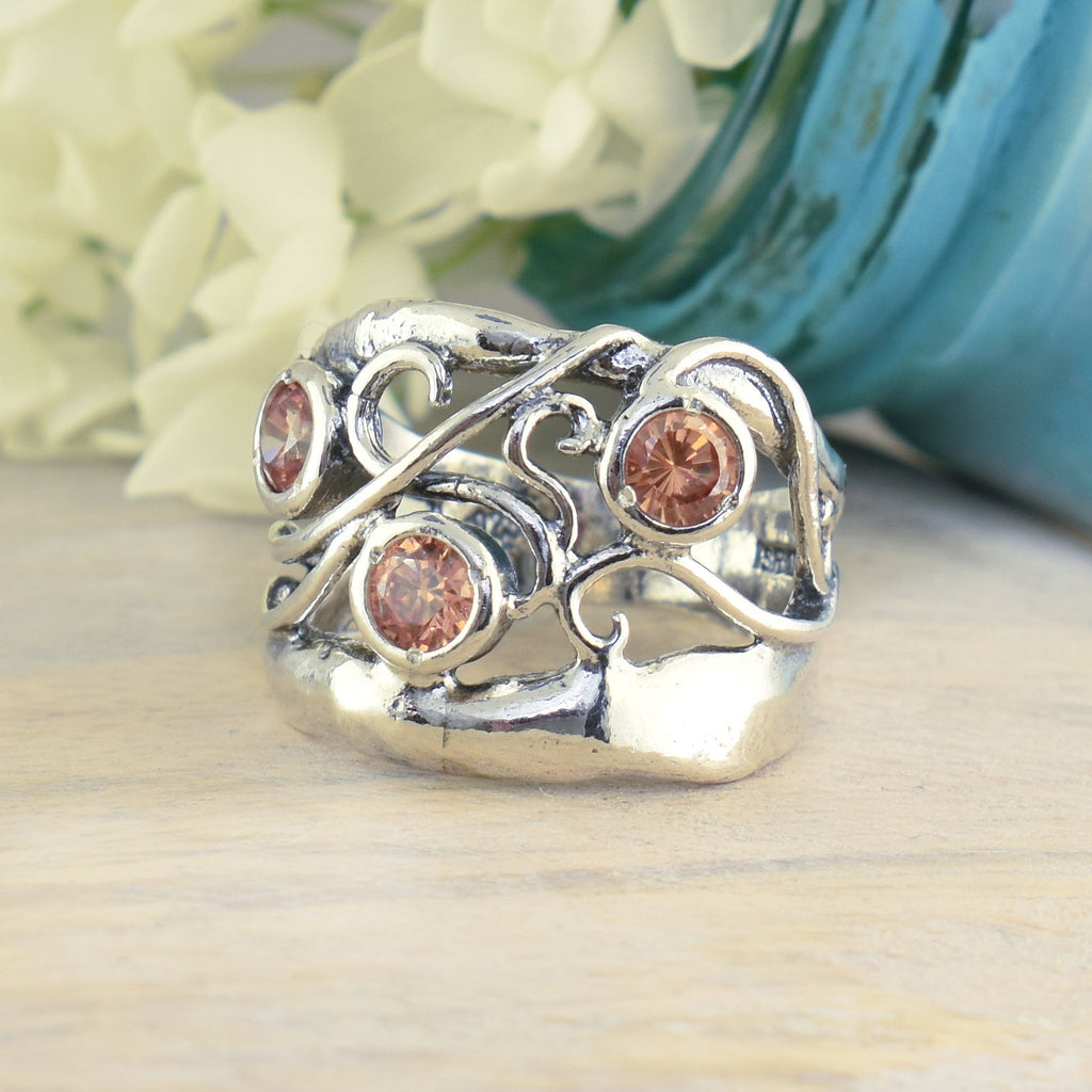 Sunlit Tide Ring