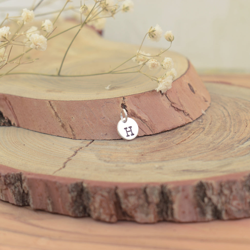 Tiny Initial Pendant