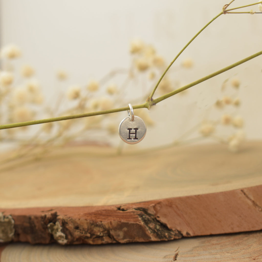 Tiny Initial Pendant