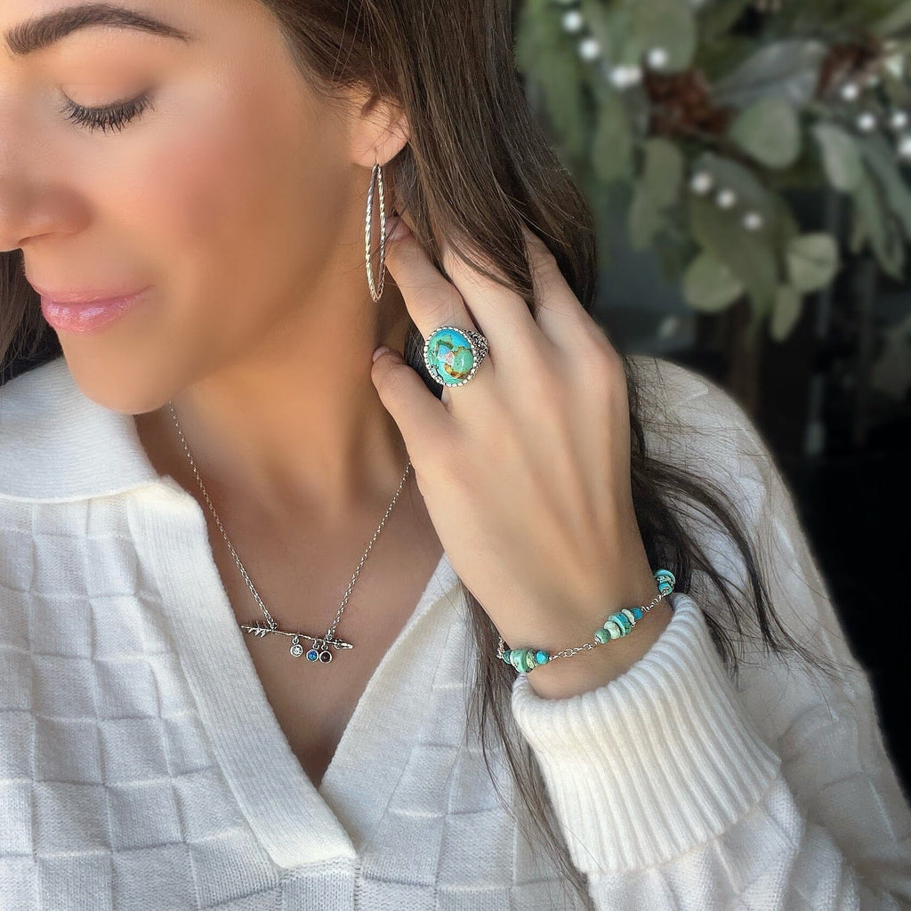 Tumbled Turquoise Bracelet