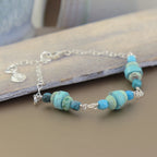 Tumbled Turquoise Bracelet