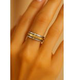 Gold Layered Religious Cross Ring