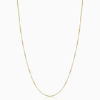 Bodega Box Necklace | White Gold