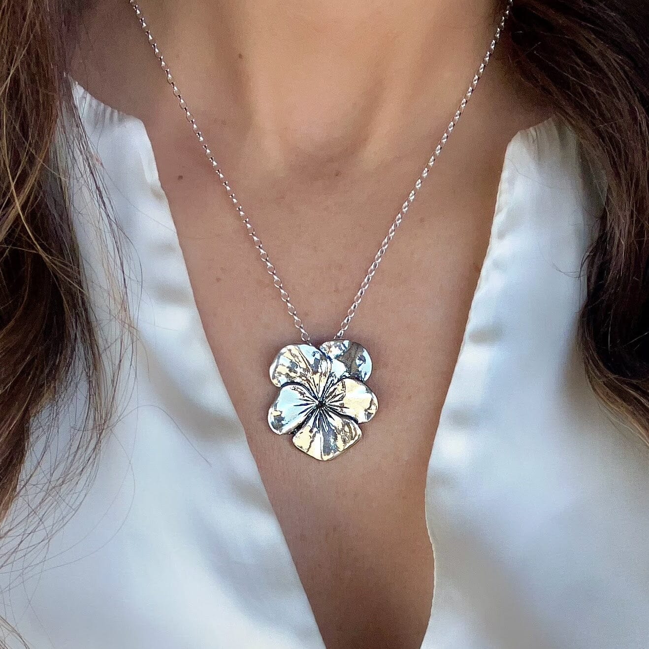 Violet Necklace - February Flower of the Month