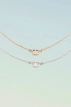 Isla Marina Necklace | White Gold