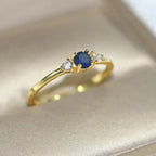 Luxurious Zirconia Rings in Gold