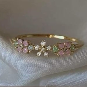 Bright Blossom Gold Ring
