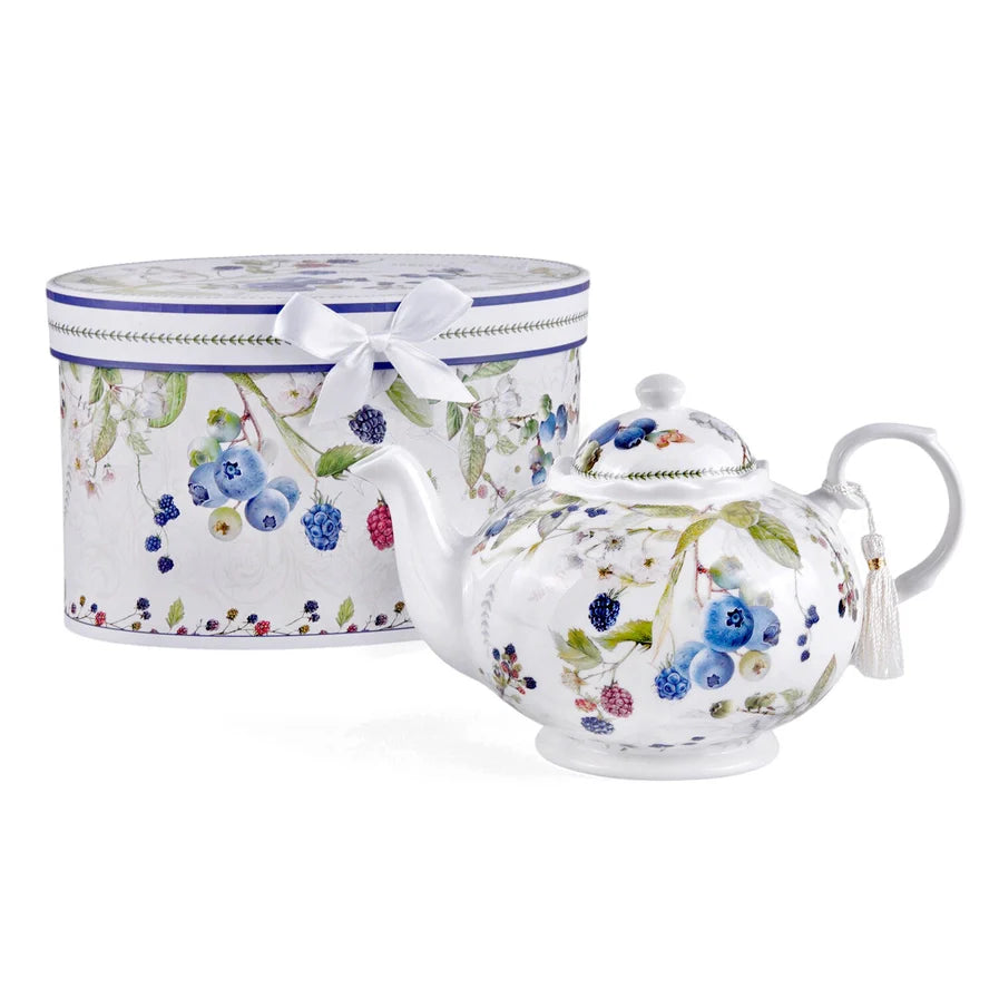 Wild Berries Fine China Teapot