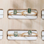 Natural Moss Agate Ring